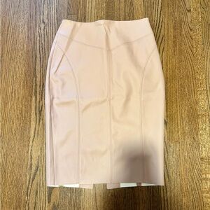 EXPRESS Mauve/Blush Faux Leather Pencil Skirt Size 2